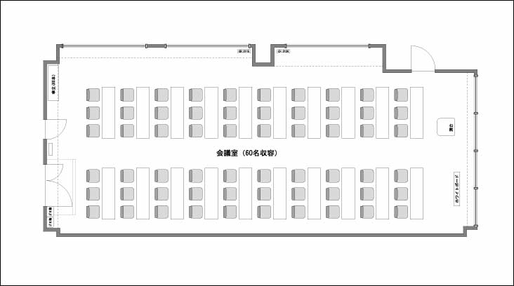 四ツ橋・サンワールドビル6F 1号室 レイアウト例