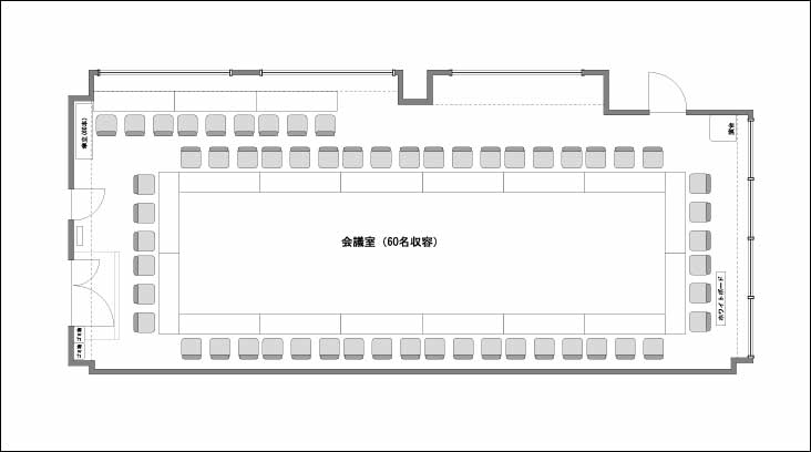 四ツ橋・サンワールドビル6F 1号室 レイアウト例