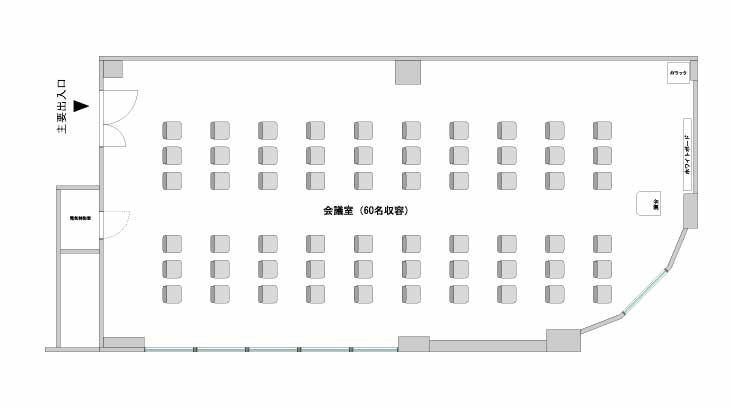 四ツ橋・サンワールドビル6F 1号室 レイアウト例