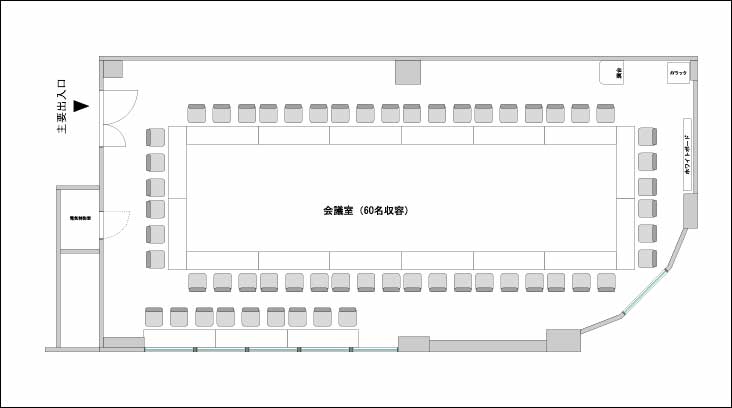 四ツ橋・サンワールドビル6F 1号室 レイアウト例