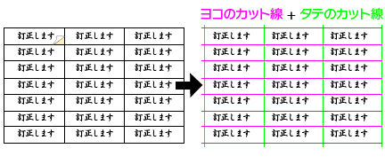 連続する四角形タイプ画像