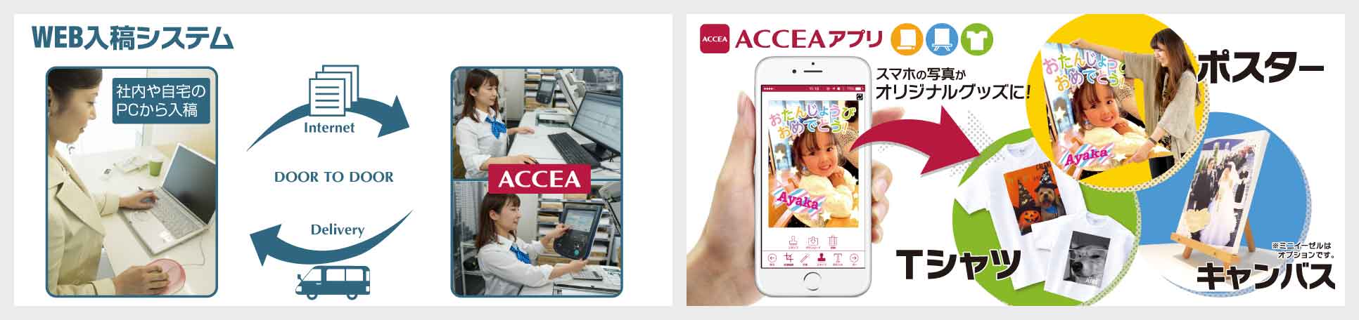 WEB入稿システム ACCEAアプリ