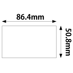 封筒用(86.4×50.8mm)