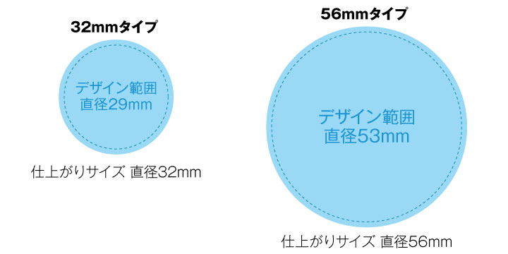 缶バッチデザインテンプレート