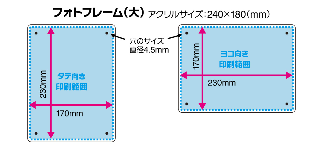 フォトフレーム テンプレートダウンロード